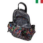 Дамска раница от естествена кожа “напа” с два ципа - Image 4