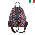 Дамска раница от естествена кожа “напа” с два ципа - Image 3