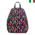 Дамска раница от естествена кожа “напа” с два ципа - Image 2