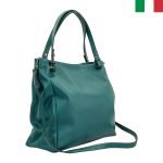 Дамска чанта от естествена кожа с изчистен дизайн