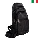 Мъжка чанта от естествена кожа тип “раница”