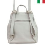 2в1 - Дамска раница/чанта с шев на капака - Сив - Image 2