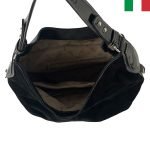 Дамска чанта “Velina Fabbiano” от естествен велур и еко кожа - Image 4