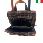 Vera Pelle - 2 в 1 -  Дамска раница/чанта от естествена кожа с преден джоб - Image 4